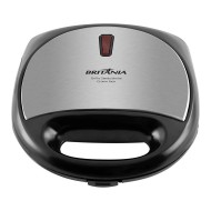 Grill e Sanduicheira Britânia Crome Inox 750W 127V